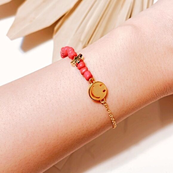 Smiley face bracelet R 253 - Picture 2 of 5